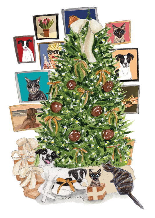 2025 Custom Digital Holiday Card Art