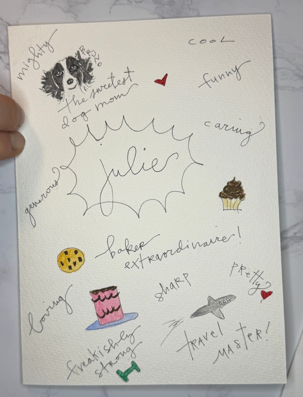 Made to order greeting card