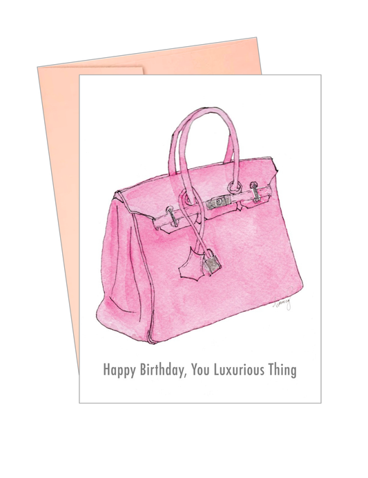 Luxurious Birthday Card