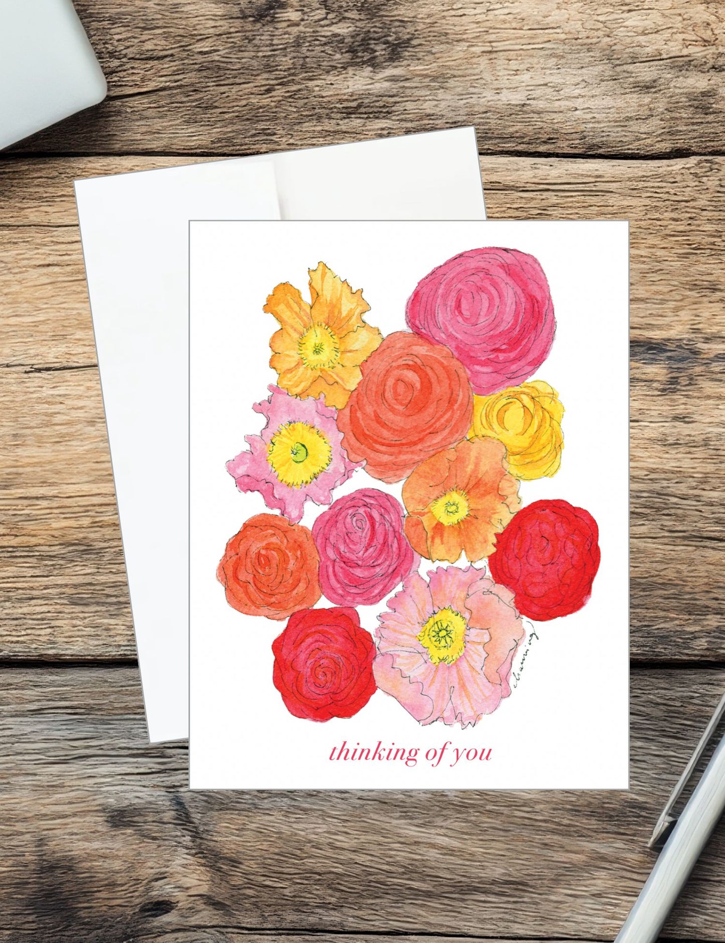 Florals Thinking of You Card
