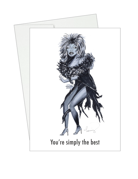 Tina Turner Birthday Card