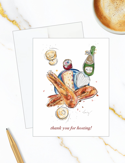 Host Thank You Card