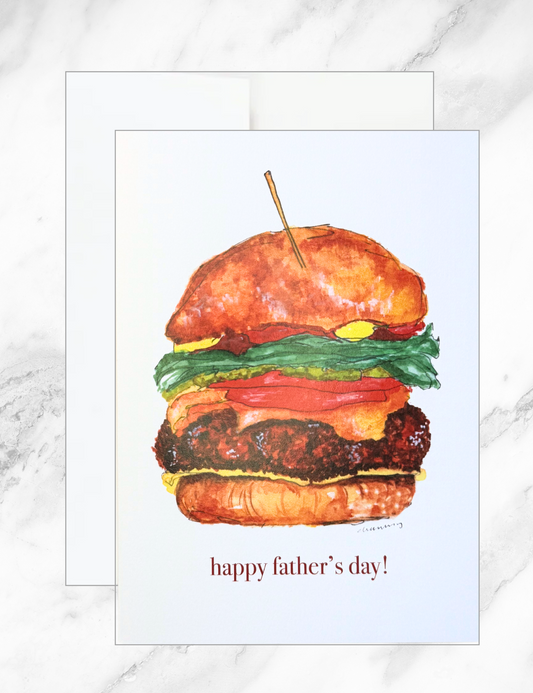 Father's Day Burger Card