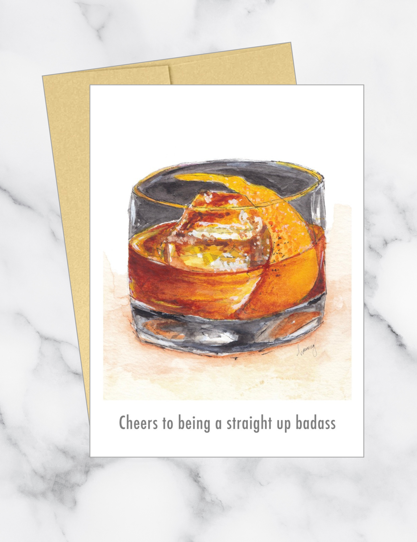 Cocktail Badass Card