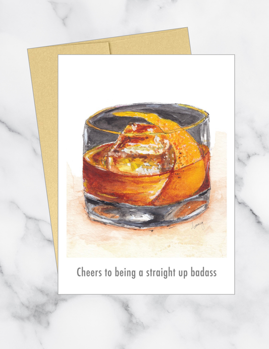 Cocktail Badass Card