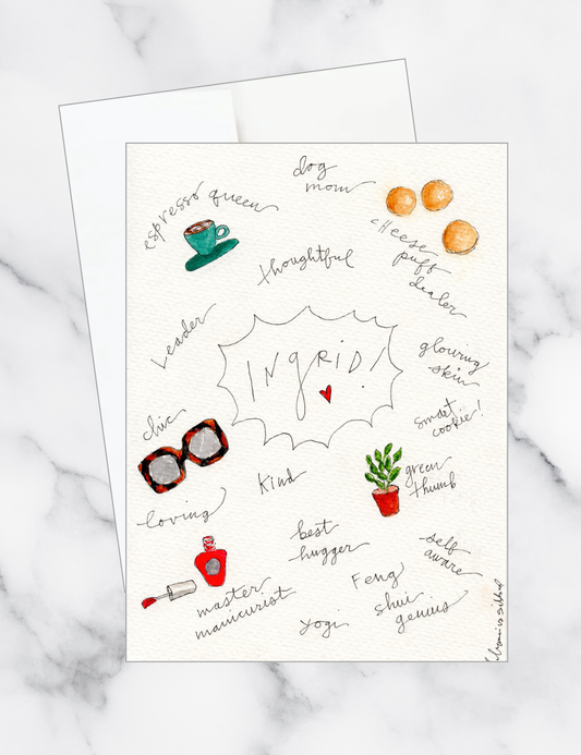 Made to order greeting card