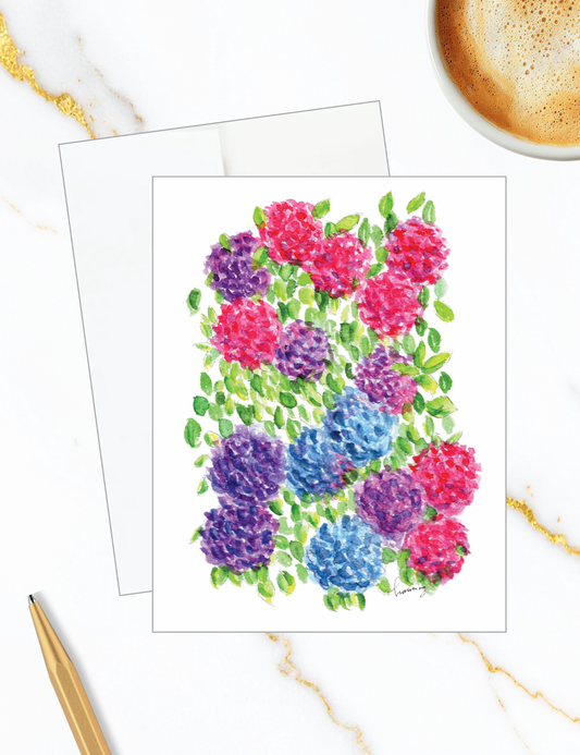 Hydrangeas Card