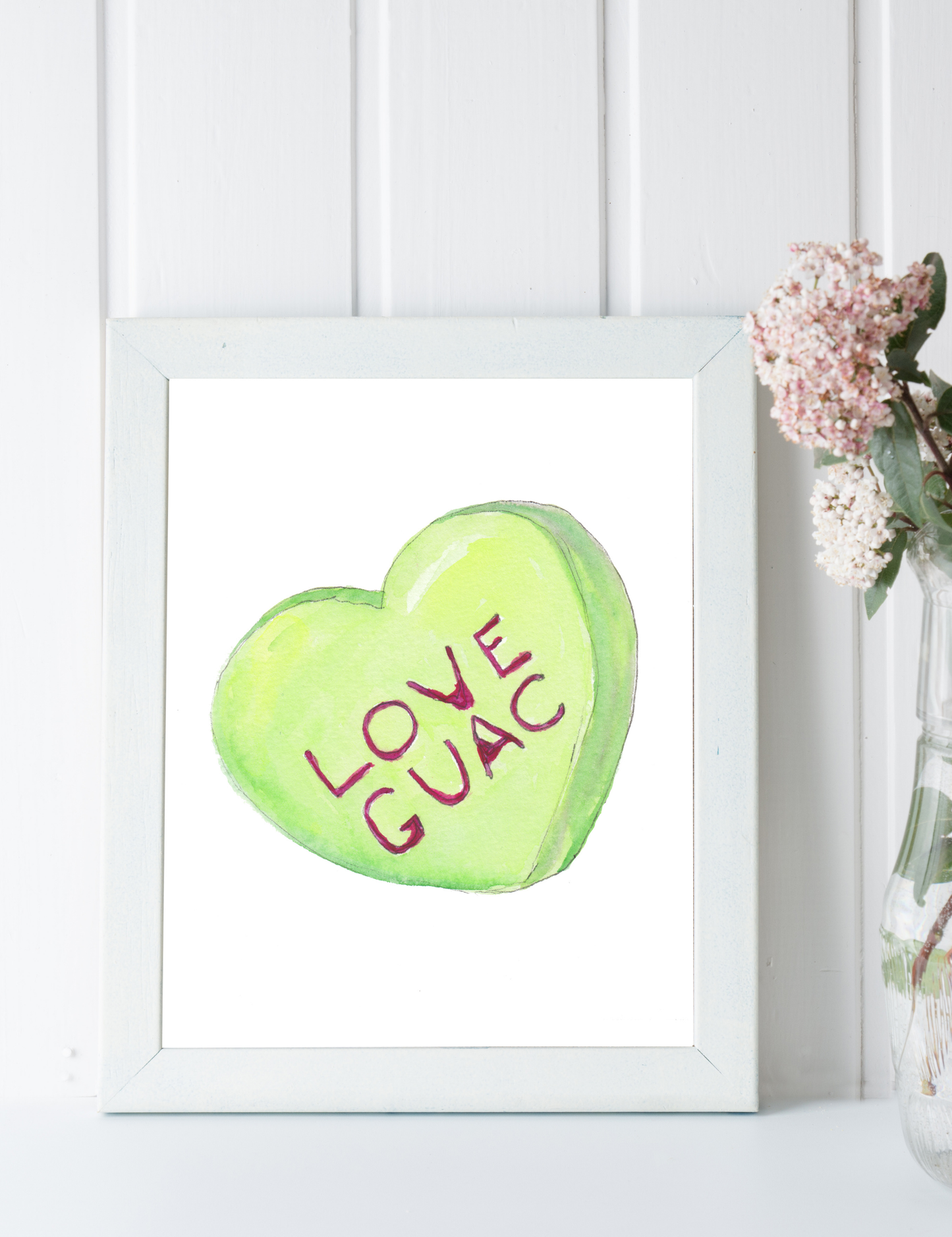 Honest Conversation Heart LOVE GUAC 5"x7" Card