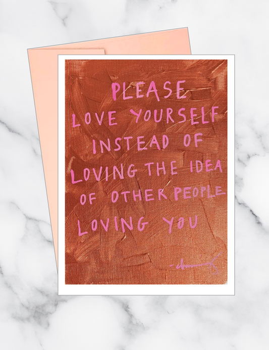 Love Yourself Card