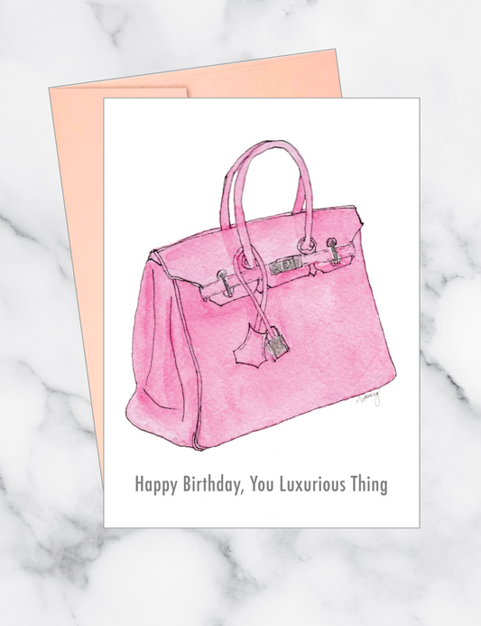 Luxurious Birthday Card