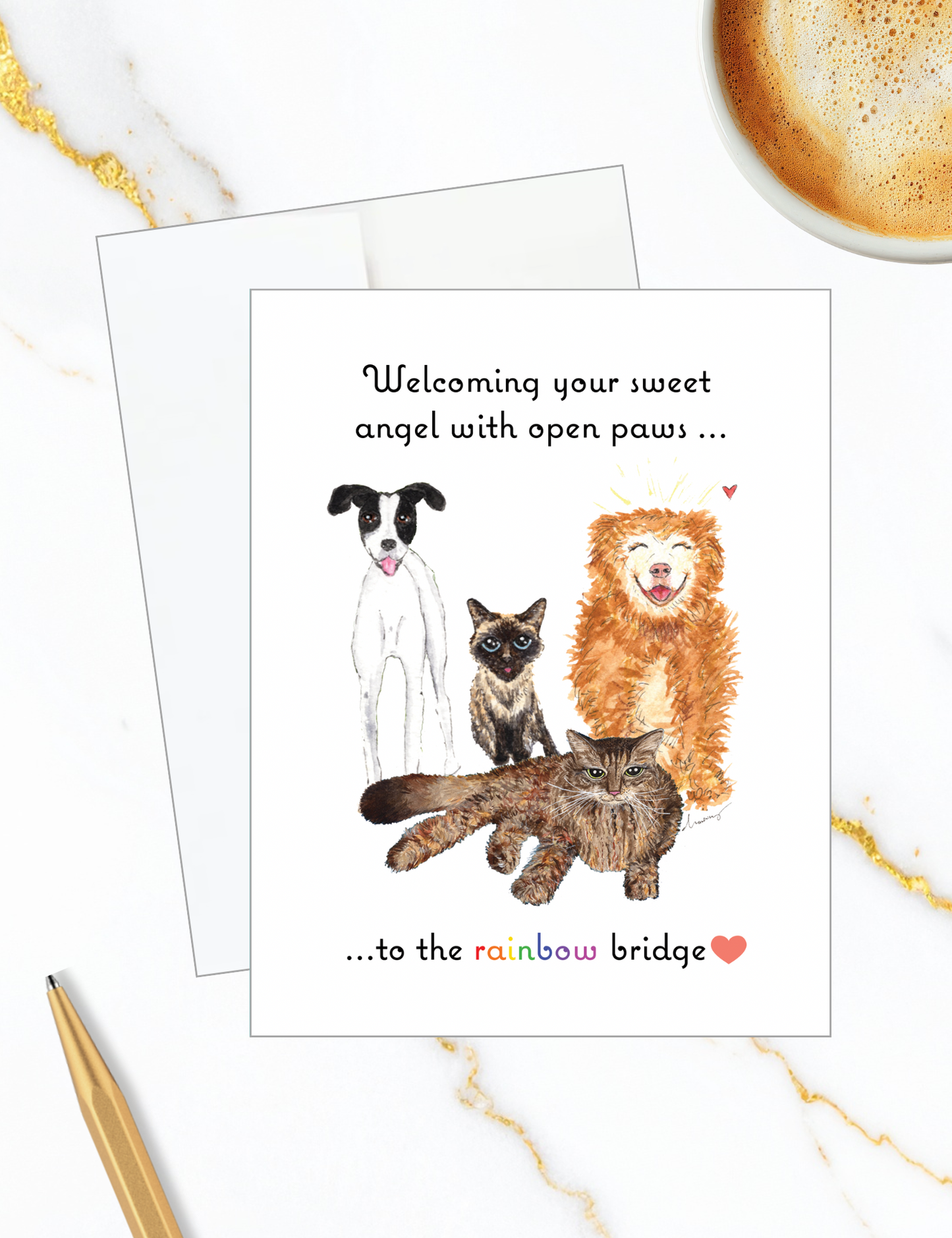 Pet Loss Sympathy Card