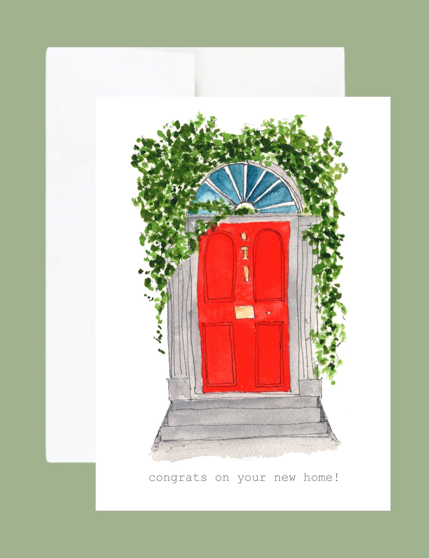 New Home Congrats 5"x7" Greeting Card