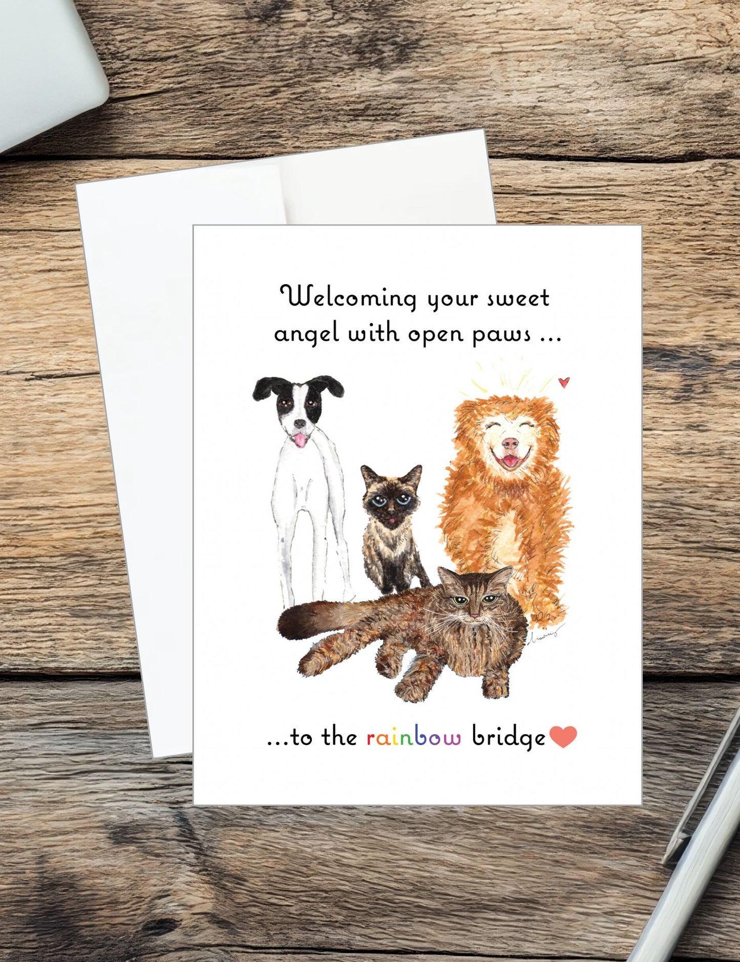 Pet Loss Sympathy Card