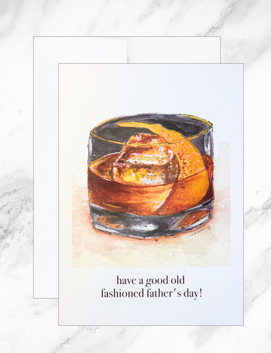 Father's Day Old Fashioned Card
