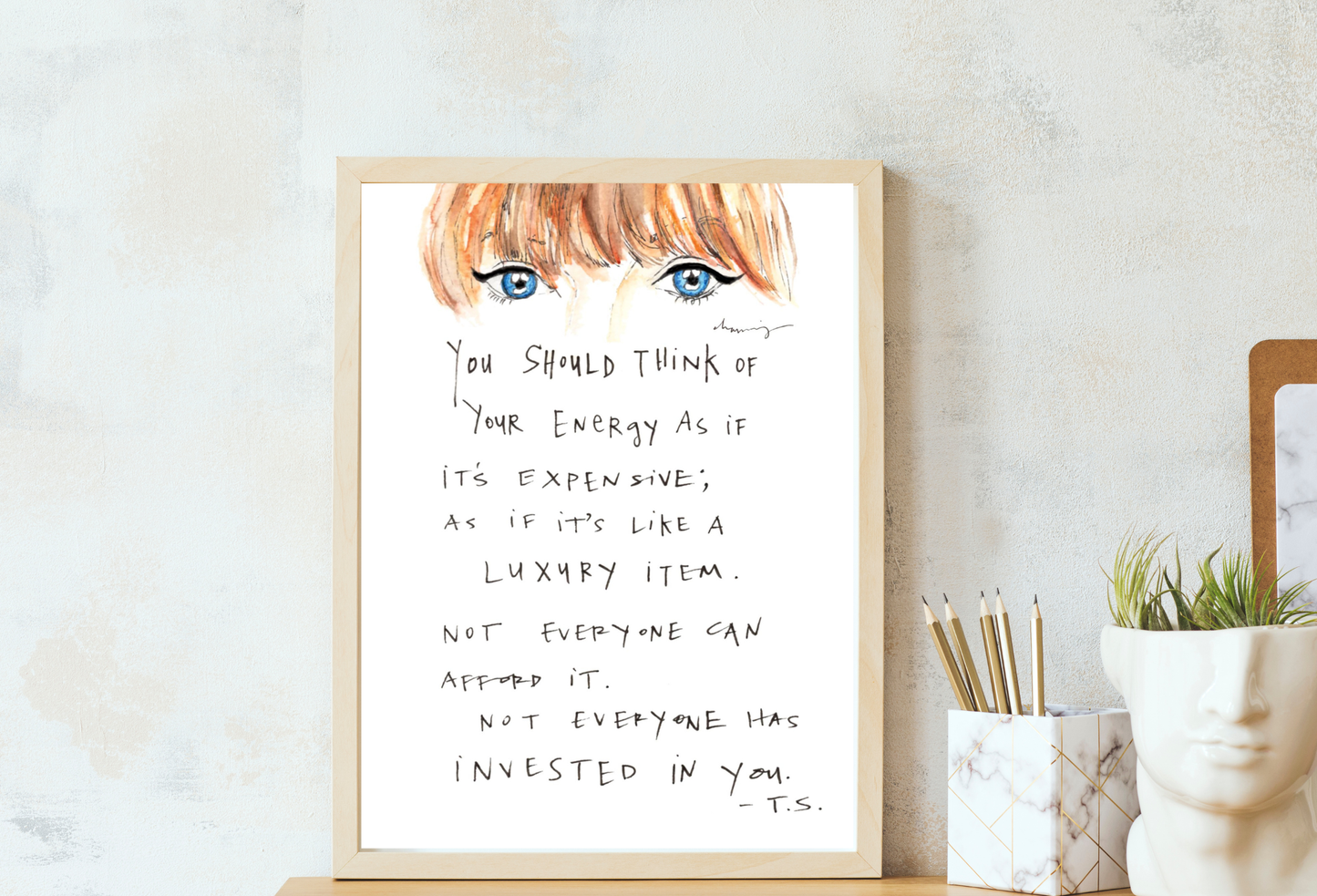 Your Energy is Expensive TS art print