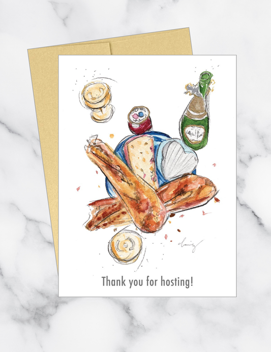 Host Thank You Card (Paris)