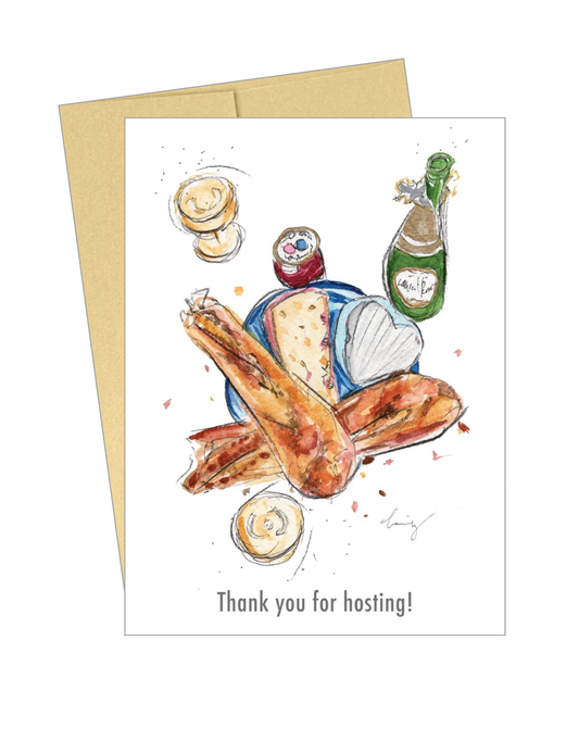 Host Thank You Card (Paris)