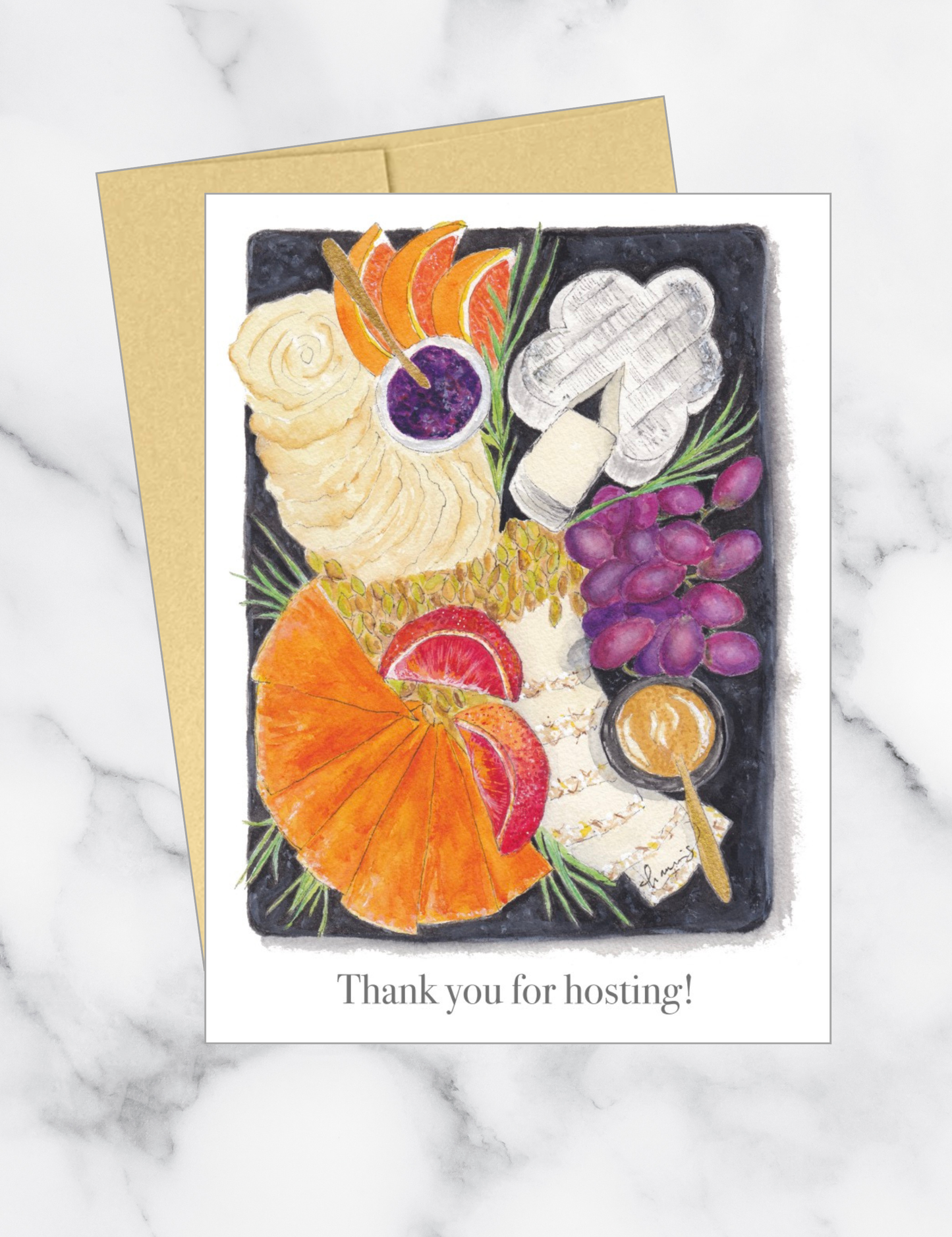 Host Thank You Card (Charcuterie)