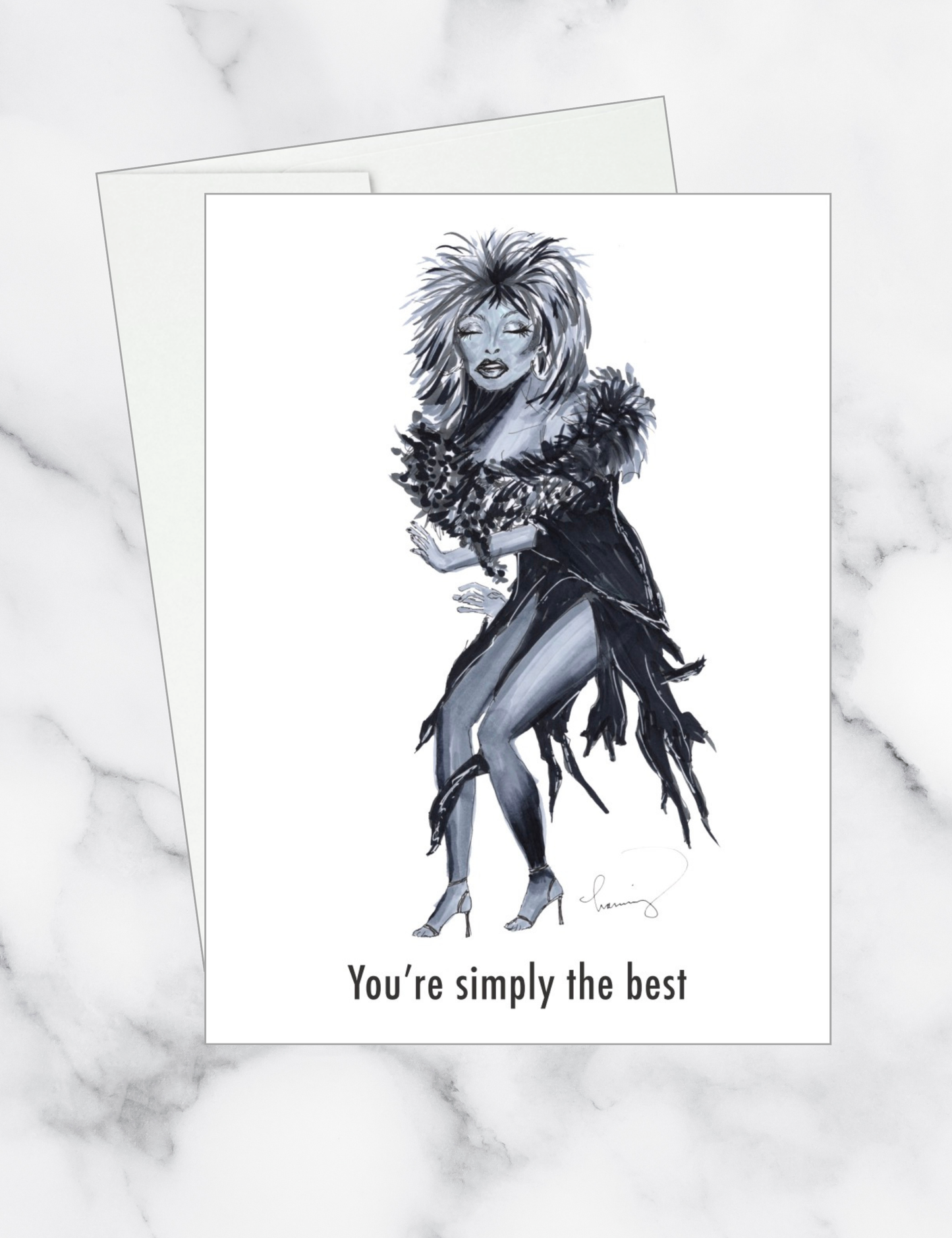 Tina Turner Birthday Card