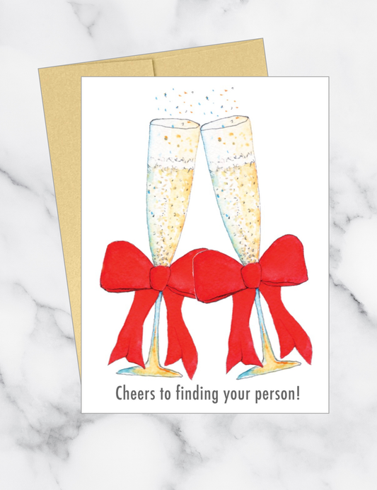 Wedding Flutes Card